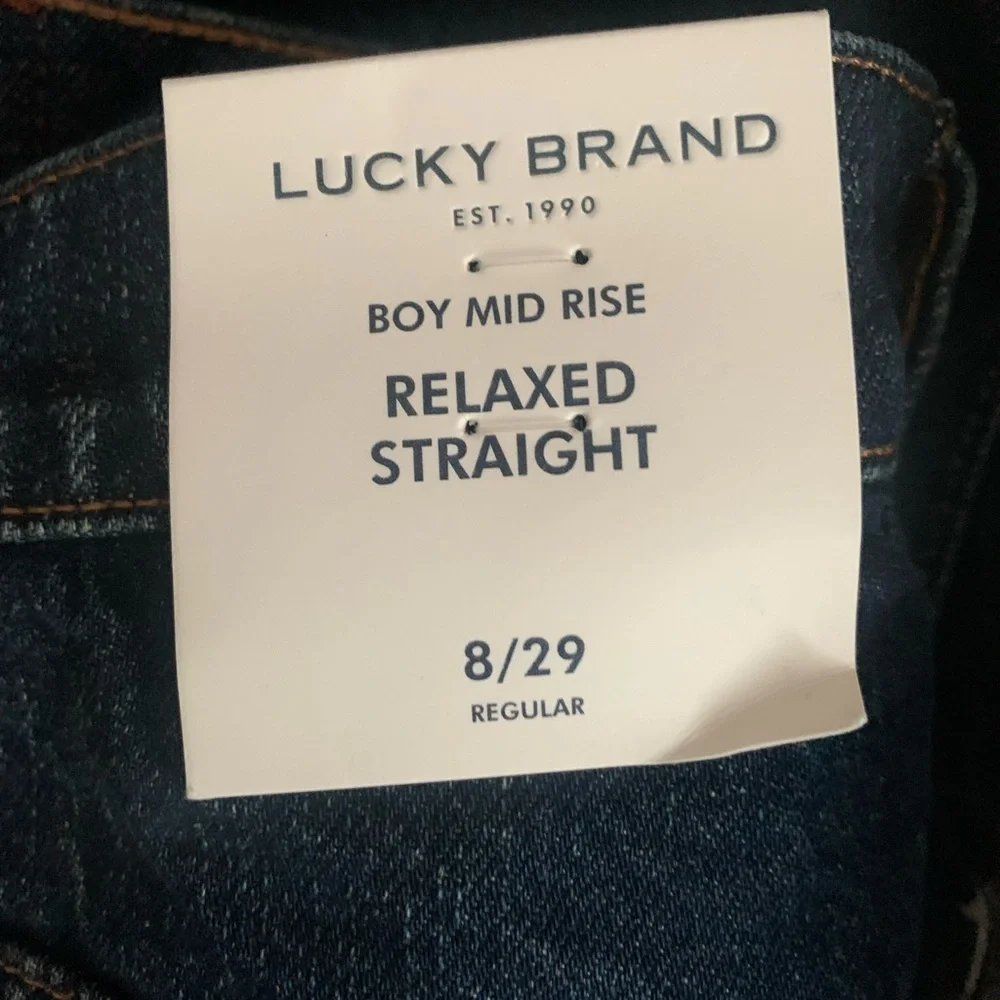 Lucky Brand Women's Mid Rise Boy size 8x29 - Picture 4 of 9